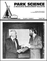 Cover of Park Science 8(3)--Spring 1988